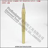 1 pc CNC ボールエンドカッター 12-4 / 100 mm 真空ろう付ダイヤモンド刻印ビットテーパ