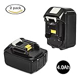 マキタ 18V バッテリー BL1840 4.0Ah 互換 BL1830 BL1840 BL1850 BL1860 リチウムイオン電池 1年間保証（2個セット ）