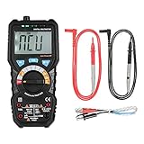 KKmoon デジタルマルチメーター 6000カウント オートレンジ 真の実効値 NCV 非接続検出 DC AC 電圧 電流 抵抗ダイオード 静電容量 周波数 温度 hFE 導通性 HZテスト LCD