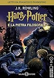 Harry Potter e la pietra filosofale letto da Francesco Pannofino. Audiolibro. CD Audio formato MP3