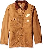 NCAA Purdue Boilermakers Boy 's Weathered Chore Coat 3L ブラウン