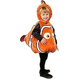 SCLYX ニモコスプレ　子供　超かわいい　ニモ着ぐるみ　帽子付　ニモコスチューム　ニモ全身衣装　ニモ仮装　ベビー　赤ちゃん　クマノミ着ぐるみ　クマノミコスプレ衣装　オレンジ　ファインディング・ニモ　ファインディング・ニモ 新たなる冒険　Findin