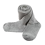 タイツ キッズ レギンス コットン 子供ドレス用 0-7歳 足付き 子供タイツ 秋 多色 hibote グレー S/1-3歳