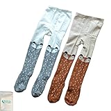 gellwhu 2 - Pack 1 – 5t Baby Girl Cartoon Fox綿タイツストッキングパンティーストッキング