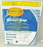 Nutone Central Vacuum Cleaner Bags, Micro lined Bags, 3 bags in pack