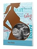 Baby Words Sonogram Magnet for Mommy to Be (BLUE) by RaeBella Weddings & Events New York [並行輸入品]