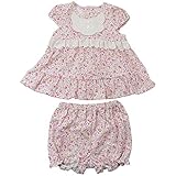 【H28年春物】(日本製) Pample Mousse(パンプルムース) ドビー花Ptレース切替ミルキースーツ 70cm/OW NO.DP-61410