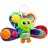 ゲーム/ Play Lamaze Play & Grow Jacques the Peacock Take Alongおもちゃ。Crinkle、Squeaker、Rattles、Teether Toy
