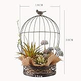 BAGEHUA 人工的な花と鳥のケージ花花シミュレーションジューシーな花花レストランバーカフェ装飾的な花、 B