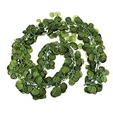 12pcs Artificial Fake Hanging Plant Leaves Garland Home Garden Wall Decoration Pumpkin Leaf Wedding 