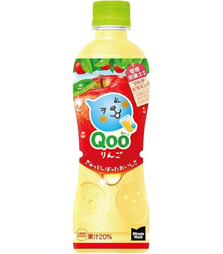 Amazon.co.jp: Qoo クー 425ml オレンジ りんご 白ぶどう 3種 x各8本