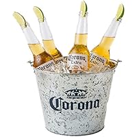 【Amazon.co.jp限定】 コロナ・エキストラ ボトル [ メキシコ 355ml&times;8本 バケツ付きセット ] [ギフトBox入り]