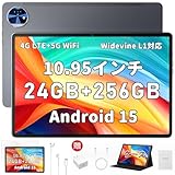 Hitabt K30Apro Android 15 タブレット 10.95インチ 24GB+256GB+1TB拡張 GMS認証 Widevine L1対応
