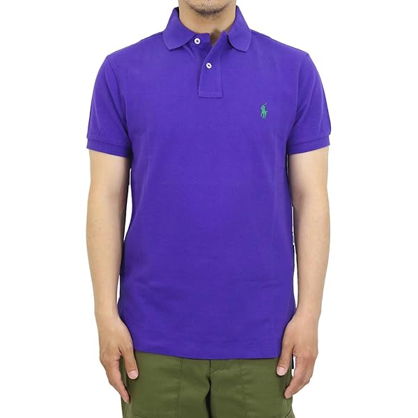 Amazon | (ポロ ラルフローレン) メンズ 半袖 カスタムスリム