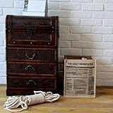 Zehui CollapsibleジュートファイバーストレージビンBasketsオフィス寝室用クローゼット服雑誌おもちゃランドリーSundries Neat Tidy環境に優しい2個