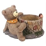 BOBORA 可愛いベア植木鉢　フラワーポット　オフィス用品　家庭用品　工芸品　装飾品