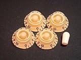 MIJ Hut/UFO/Bell Knobs and Toggle Knob Set Embossed (Metric) ivory fa-eufo5mm-ivy [並行輸入品]