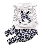 ワンピース 子供服 Timsa ベビー服 女の子 赤ちゃん服 春秋冬 洋服 ワンピース かわいい ウサギ柄 長袖 ドレス 韓国風 可愛い ラビット柄 サンドレス Tシャツワンピース 通園 通学 プレゼ