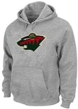 Minnesota Wild NHLマジェスティックビッグロゴプルオーバーパーカーグレービッグサイズ 4L