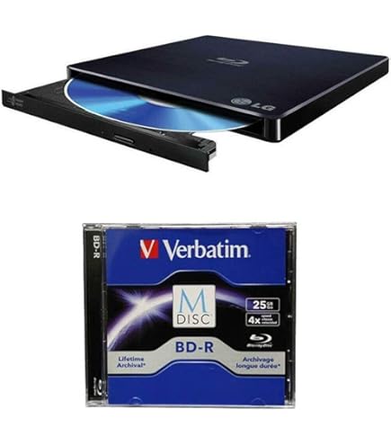 LG Electronics Blu-ray DVD Writer (BE16NU50): Blank Media: Amazon