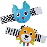 Sassy  ラトル  ガラガラ リストラトル(2コセット)ライオン&ネズミTYBW80060