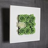 A plus floral art プリザーブドフラワー ホワイトフレーム アレンジ Puzzle パズル