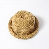 [Mr.M] 子供用ニット帽子　つば広　礼帽　キャップ キッズ 帽子 女の子 男の子 保温効果　防寒対策　可愛い　暖かい　 (L / 大人, イエロー / Yellow)