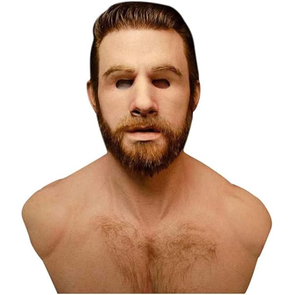 Amazon.co.jp: [CRRCLSY] シリコン仮面 男性コスプレのためのハンサム