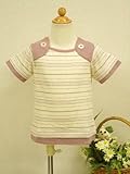 日本製 ベビー服 半袖Tシャツ 110627 100 パープル