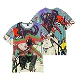 チェンソーマン Tシャツ 半袖 コスプレ衣装 トップス パワー インナーシャツ power 血の悪魔 デンジ ポチタ かわいい カジュアル スポーツシャツ スウェットシャツ 上着 変装 ゆったり 丸首 綿 肌着 軽い 柔らかい 快適 通勤通学 贈り物 人気 アニメ 漫画 萌えグッズ 男女兼用