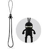 Amazon Bone Collection ネック ストラップ キッズ 携帯 スマホ シリコン製 防汗 長さ調節可能 落下防止 動物 キャラクター おしゃれ カラフル ペアルック プレゼント おもちゃ ネコ ブラック Charm Lanyard Plus ストラップ マスコット 通販