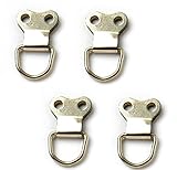 バルクハードウェアbh02741画像フレームHanging Dリング – ラージ、ニッケルメッキ、10のパック