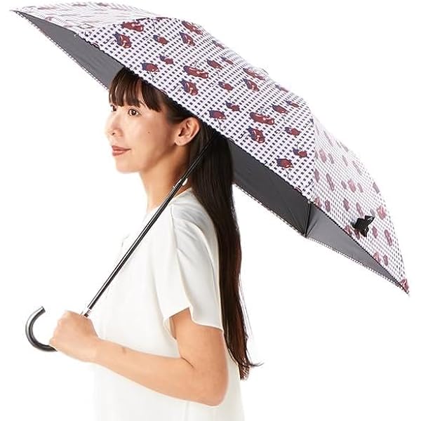 Amazon | ANNA SUI アナスイ チェリー柄雨傘（ミニ傘） | 折りたたみ傘