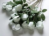薔薇 バラ 20本 造花 ホワイト 白 インテリア