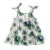 （ディゾン）dizoon 春夏 子供 ベビー キッズ 女の子 スリップ ワンピース ドレス スカート 可愛い服 3色 花柄 ピンク グリーン イエロー 80 85 90 100cm 6-36ヶ月 (1