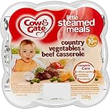 Cow & Gate Little Steamed Meals Country Vegetables & Beef Casserole 10mth+ (230g) 牛とゲート少し蒸し料理の国の野菜と牛