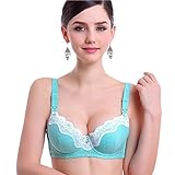 KINDOYO 新しく美しい 妊娠中の女性のブラジャー レーススチールトレイ 便利 介護用ブラジャー, ピンク/85C