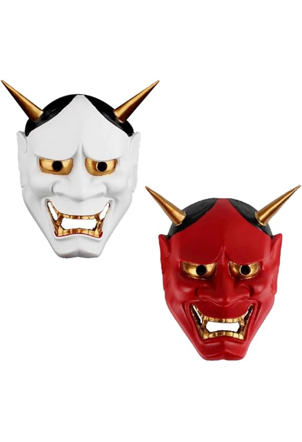 Amazon | 般若 お面 おめん 御面 仮面 鬼のお面 般若 節分 豆まき