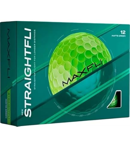 Amazon.co.jp: 2025 Maxfli(マックスフライ) ゴルフボール Straightfli