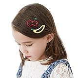 Tovadoo ヘアピン 女の子 子供用 フルーツ 3点セット いちご+バナナ+さくらんぼ 髪飾り 多色 かわいい おしゃれ 誕生日会 結婚式 イベント用