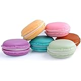 HappyHome ジュエリーケース 携帯用 ミニ マカロン ピアス 指輪 アクセサリーケース 小物入れ 6色セット