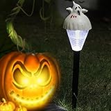 Docooler 2 Packed Halloween Solar Lawn Light Pumpkin/Ghost Outdoor Landscape Decorative Festive Lamp