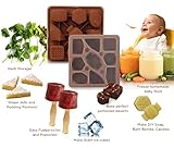 Silicandy マルチに使える！ シリコン フリーザーコンテナ/ベーキングトレー（マフィンなど製菓にも） Dark Chocolate色 [並行輸入品]