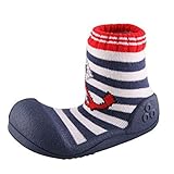 [アティパス] ソックスシューズ marins01red マリンレッド S(10.8cm)(10.5 cm)