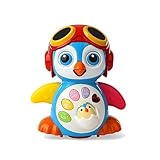 Aipai Baby Musical Penguin Toys EQ& Intelligence Training , Battery Operated with Swing ,Walking , L