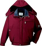 自重堂 JICHODO エコ防水防寒ブルゾン(フード付) 48380 ワイン ELサイズ
