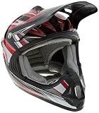 Vega Viper Jr Off-Road Helmet with Edge Graphic (Red, Medium) [並行輸入品]