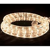 American照明lr-led-ww-3 3足暖かいホワイト3000ケルビンLED柔軟なロープライトキットを取り付けクリップ、暖かいホワイト