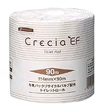 クレシア EFトイレットロール 90mシングル 10101 80入り
