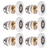 LESOLEIL シャワードアローラー　戸車　ホイール　バスルーム用品　交換部品 車輪径 27mm　六個入